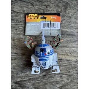 Hallmark Star Wars R2D2 with Antlers Christmas Tree Ornament Disney NWT